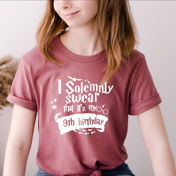I Solemnly Swear That It's My 9th Birthday Etsy