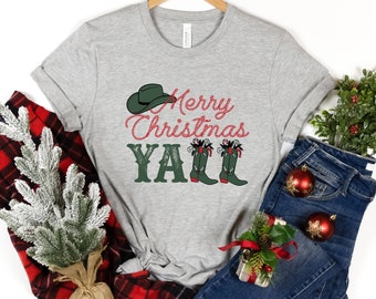 Merry Christmas Yall Shirt, Christmas Shirt, Christmas Gift, Merry Christmas, Christmas Tee