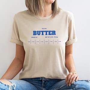 Salted Butter Sweatshirt, Butter Sweatshirt, Funny Baking Shirt, Baker Gift, Foodie Gift image 3