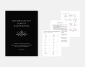 Elegant Handwriting Practice Workbook  Part 1 | Cursive Calligraphy Style | Improve Penmanship & Lettering | Digital PDF Guide