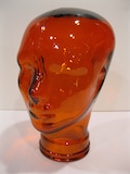 Glass Head, 10 Colors Options, Life Size Mannequin Head. Great for Room Decor, Display Hats, Wigs, Headphones, Masks.
