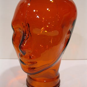 Glass Head, 10 Colors Options, Life Size Mannequin Head. Great for Room Decor, Display Hats, Wigs, Headphones, Masks.