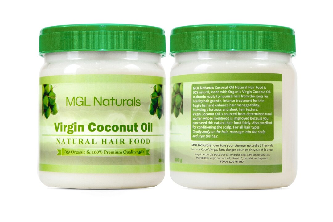 Virgin Coconut Oil Hair Food Etsy