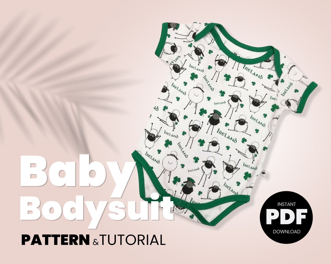 Baby Bodysuit Pattern Pdf, PATTERN Baby Onesie, Romper Suit, Baby One