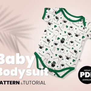 Patrón body bebé pdf, PATRÓN Pelele Bebé, Mono Bebé, Body Bebé, Patrón de costura, Digital, Patrón PDF