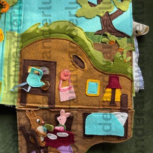 Classic Bear Storybook Felt Book / Quiet Book Digital Pattern PDF Download and SVG Cut Files — Based on the original story by A. A. Milne image 11