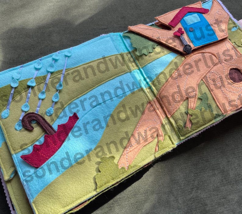 Classic Bear Storybook Felt Book / Quiet Book Digital Pattern PDF Download and SVG Cut Files — Based on the original story by A. A. Milne image 12