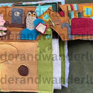 Classic Bear Storybook Felt Book / Quiet Book Digital Pattern PDF Download and SVG Cut Files — Based on the original story by A. A. Milne image 15