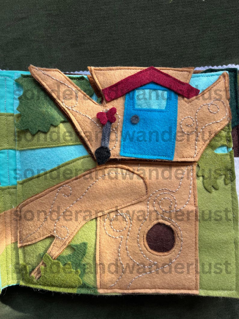Classic Bear Storybook Felt Book / Quiet Book Digital Pattern PDF Download and SVG Cut Files — Based on the original story by A. A. Milne image 14