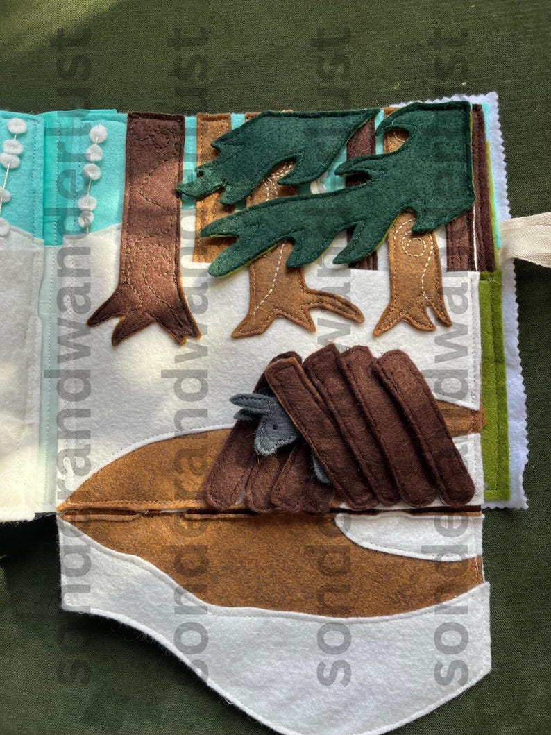 Classic Bear Storybook Felt Book / Quiet Book Digital Pattern PDF Download and SVG Cut Files — Based on the original story by A. A. Milne image 18