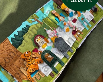 Classic Bear Felt Storybook Digital Pattern PDF Download and SVG Cut Files — Based on the original story by A. A. Milne