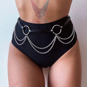 Werhonton Metal Waist Chain Belt Belly Chain Chunky Belt Chain Sexy Body Chains Jewelry Accessories for Women and Girls