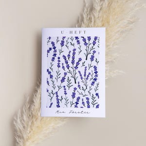 Hülle U-Heft und Impfpass personalisiert mit Namen | Schutzhülle für Untersuchungsheft und deutschen Impfpass I Uheft Blumen Design