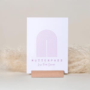 Beschermhoes voor zwangerschapspas, personaliseerbaar met naam | Omslag voor Duitse zwangerschapspas I Zwangerschapspashoes bloemen I Zwangerschapspashoes boho