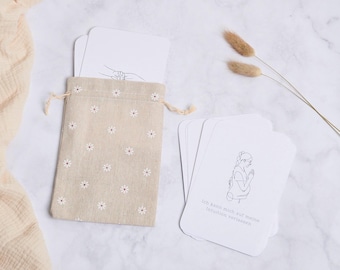 Pregnancy Affirmation Cards | Affirmations for Mothers | Pregnancy Gift | Positive Birth Affirmations | Baby Shower Gift