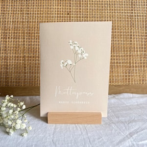 Beschermhoes voor zwangerschapspas gepersonaliseerd met naam | Omslag voor Duitse zwangerschapsregistratie I Omslag voor zwangerschapsregistratie met bloemen I Omslag voor zwangerschapsregistratie met bloemen
