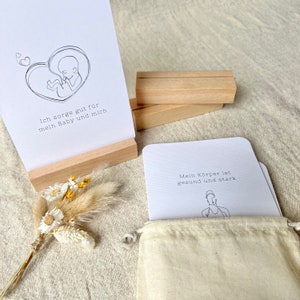 Affirmationskarten Schwangerschaft I Affirmationen für Mamas I Geschenk Schwangerschaft I Positive Affirmationen Geburt I Geschenk Babyparty