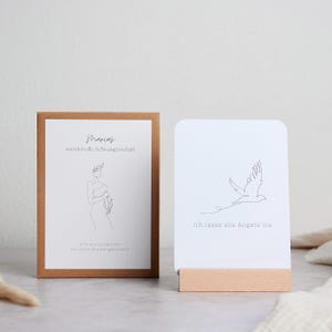 Carte di affermazione gravidanza I Affermazioni per le mamme Regalo gravidanza I Affermazioni positive nascita Regalo baby shower