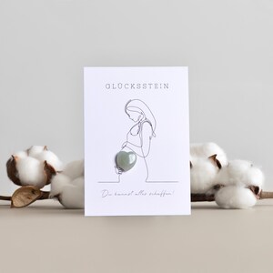 Glücksbringer I Mutstein I Mutmacher I Glücksbringer Geburt I Glücksbringer Schwangerschaft I Glücksstein Herz I Glücksbringer Kinderwunsch