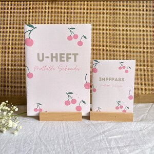 Hülle U-Heft und Impfpass personalisiert mit Namen | Schutzhülle für Untersuchungsheft und deutschen Impfpass
