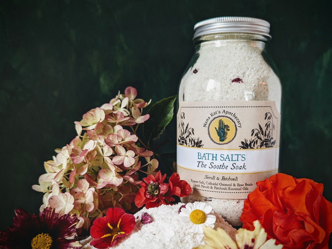 Bath Salts the Soothe Soak Colloidal Oatmeal Neroli & Patchouli, Luxury