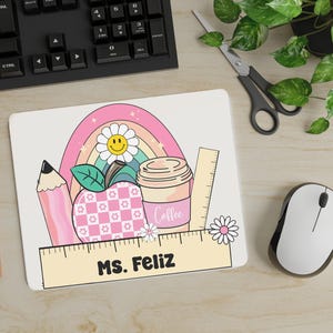 Customized Teacher Mouse Pad, Mousepad for Teacher Appreciation Gift for Teacher, personalized mouse pad, student mouse pad for child