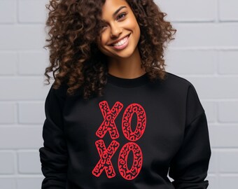 Valentine's Day Sweatshirt, XOXO Sweatshirt, Women's Valentine's Day Gift