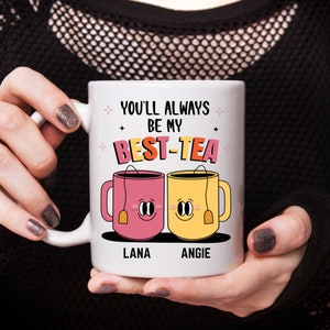Matching cups for best friends, Personalized Best Friend Gift, Friendship mug, Friendship Gift, Long Distance Friend, Best Friend Gift