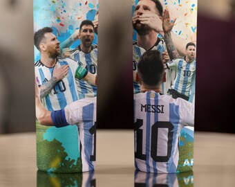 🌟Tumbler- 🌟 Messi World Cup Journey Thermos- 20OZ 🏆⚽ – Dailyn Sublima