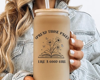 Smut Reader Gift, Spread Those Pages Like a Good Girl, Smutty Book, Spicy Books, Smut Lover, Dark Romance Reader, Bookish Gifts