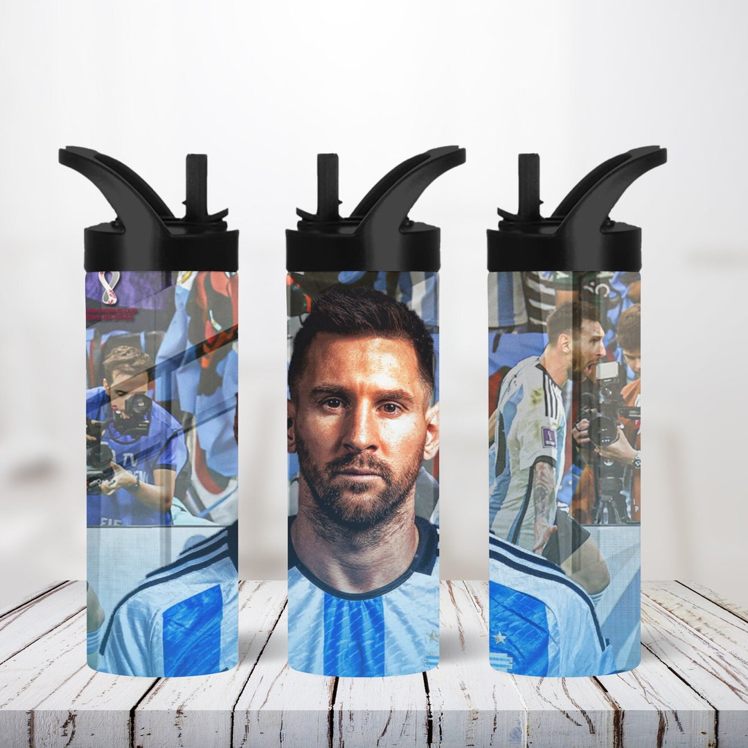 Messi 20oz Tumbler , Lionel Messi, Water Bottle, Travel Mug