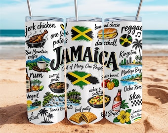 Jamaica vacation tumblers with name, Family group vacation tumblers, Jamaica flag cups, Girls trip cups, Birthday Trip cups, Labor day cups