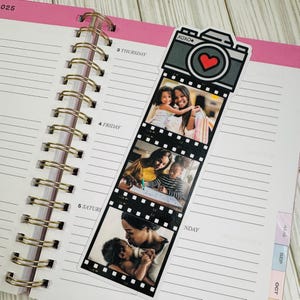 Bookmark with Picture, Photo Bookmark for Mother&#39;s Day, Birthdays, Wedding gift, Engagement gift for reader, memory keepsake