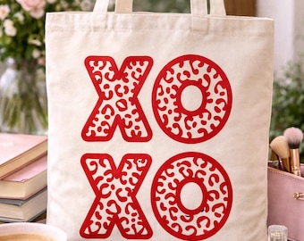 Galentine gift bag, XOXO bag, Valentine Themed Tote