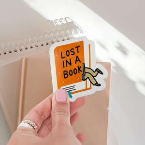 Sticker for Book Lover, Funny sticker, Gift for book lover, Waterproof sticker, Water bottle sticker, Girls Who Read
