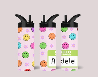 Personalized Kids Water Bottle, Back to school water bottle, Back to School Gift for Kids, Name Cup Gift for Kids, Custom Name Kids Tumbler