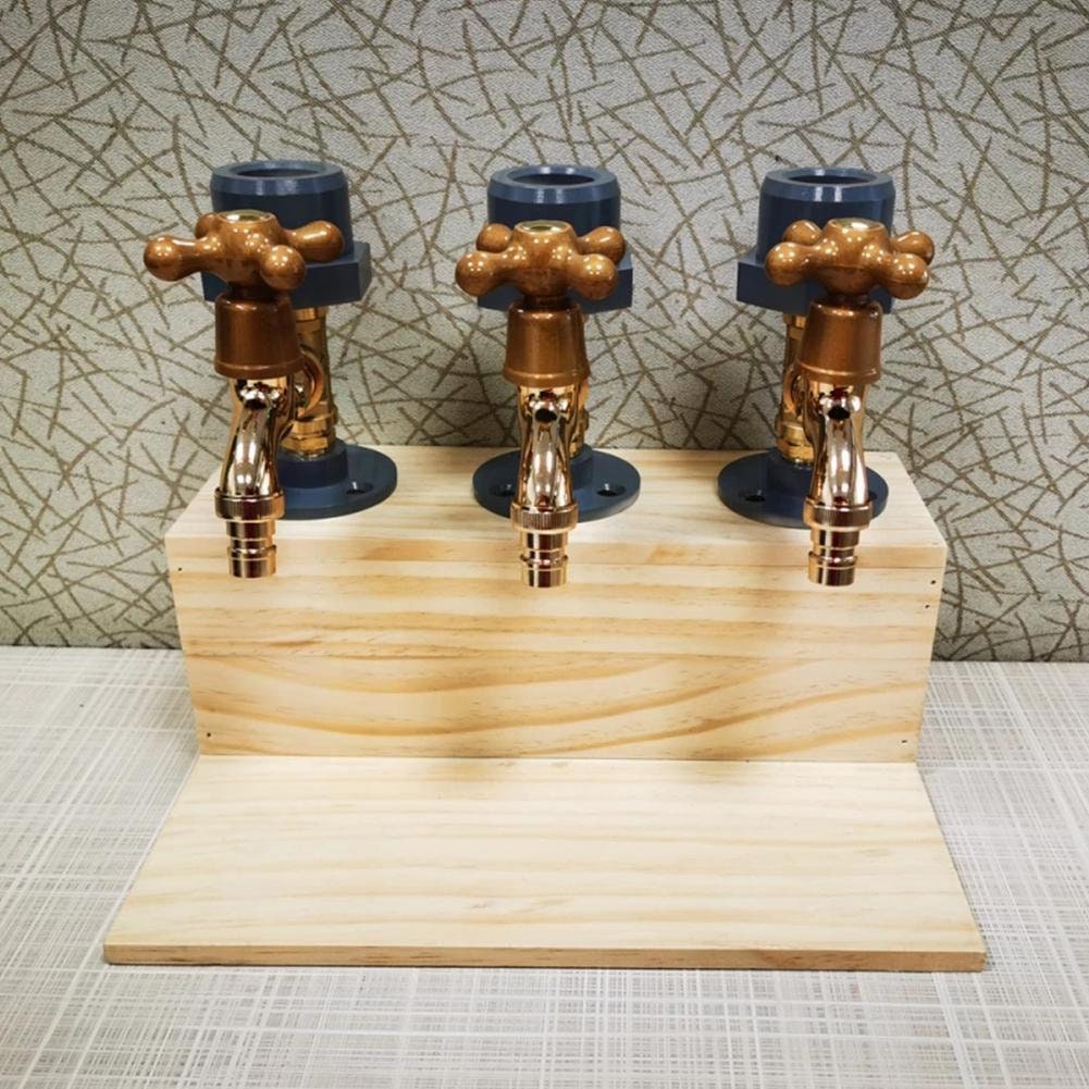 Whiskey Wood Dispenser Faucet Shaped Decanter Party Dinners Bars Beverage  Stations Beer Pot Bar Accessories Father's Day Gift 