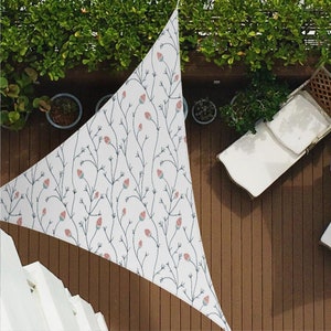 Big Green Leaves Z56 | Sun Shade Sail,  Triangular Shade Sail, Sun protection, Summer Items, Garden Decoration, Balcony, Camping