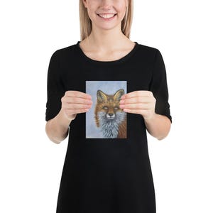 Fox Giclee Print of Painting