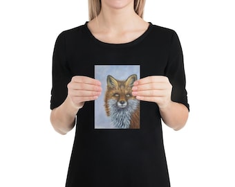 Fox Giclee Print of Painting