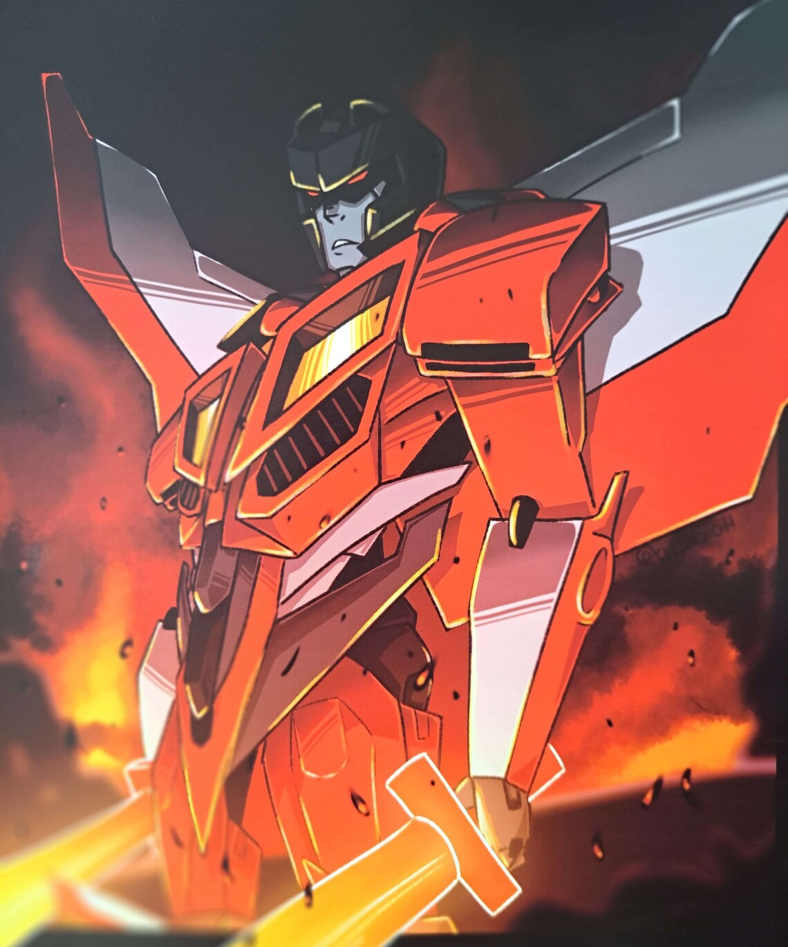 Starscream Prints Transformers IDW Etsy