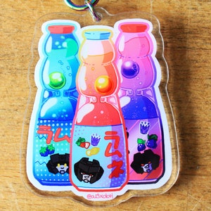 Transformers Seeker Ramune Acrylic Keychains