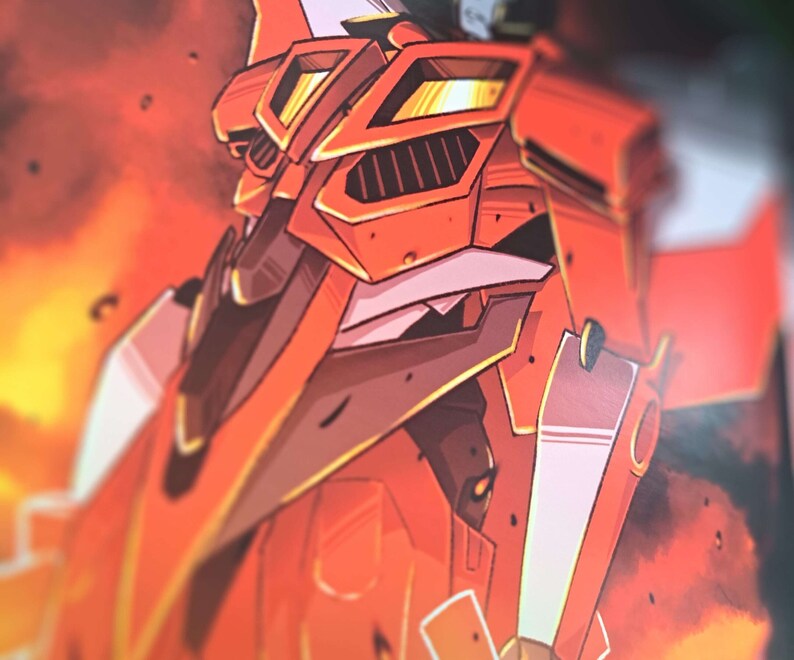 Starscream Prints Transformers IDW Etsy