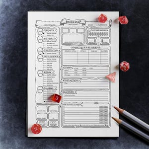 Ficha de Personagem Bárbaro - D&D 2024