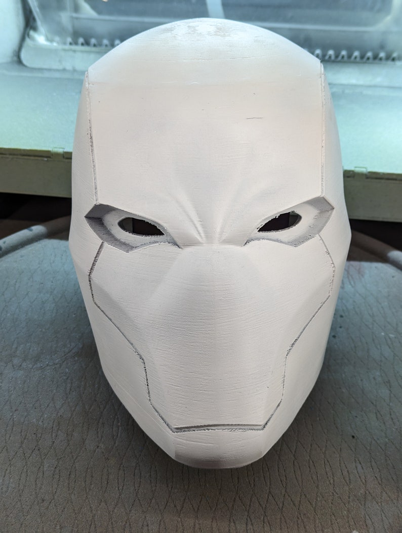 Red Hood Rebirth Helmet Jason Todd Life-size scale collectable/cosplay Sanded & Primed