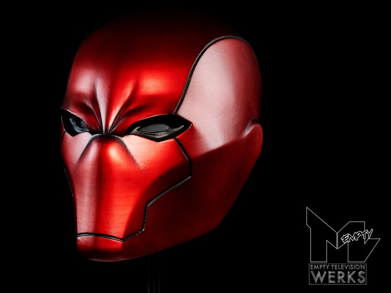 Red Hood Rebirth Helmet Jason Todd Life-size scale collectable/cosplay image 4