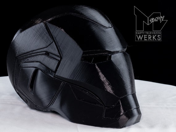 Iron Man MK 85 Helmet Raw 3D Print DIY Kit Life-size Scale