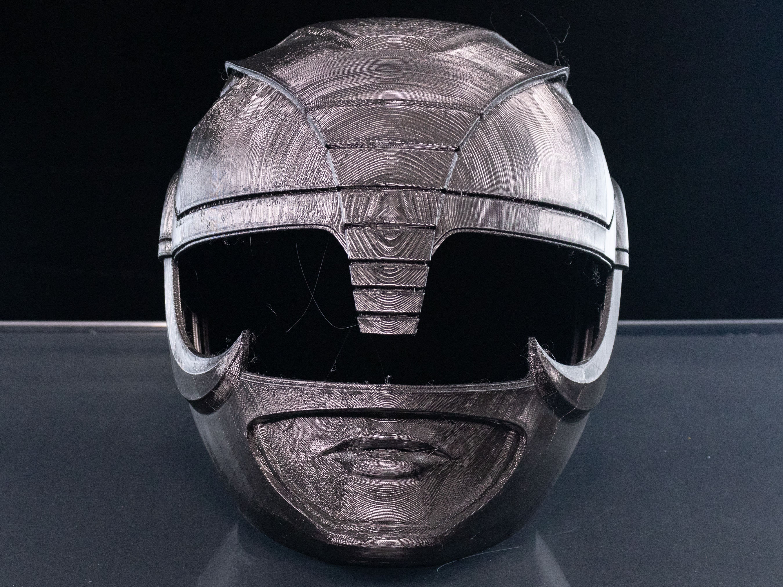 Black Power Ranger Helmet 1993 DIY Kit Life-size Scale Collectable ...