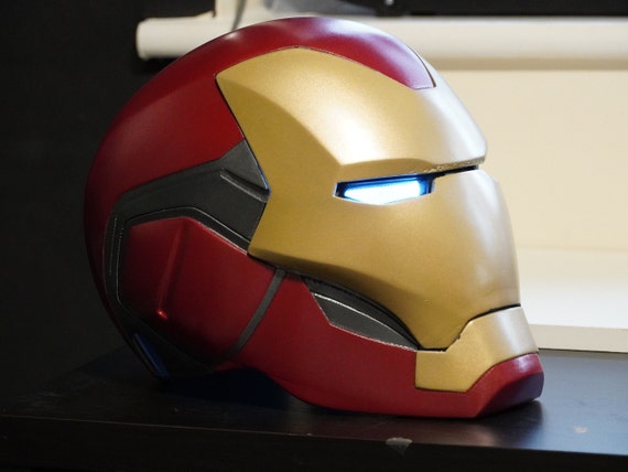Iron Man MK 85 Helmet Raw 3D Print DIY Kit Life-size Scale Iron Man MK 85 Helmet Raw 3D Print DIY Kit Life-size Scale