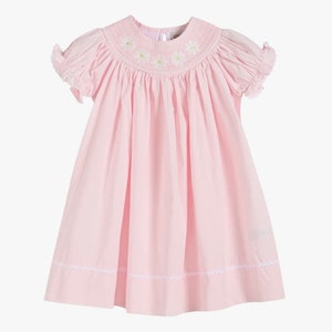 Light Pink Daisy Smocked Dress